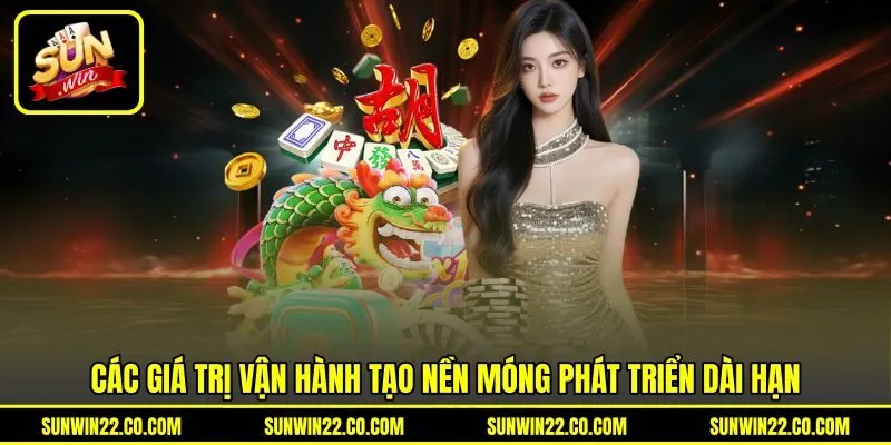 Các giá trị vận hành tạo nền móng phát triển dài hạn Các giá trị vận hành tạo nền móng phát triển dài hạn