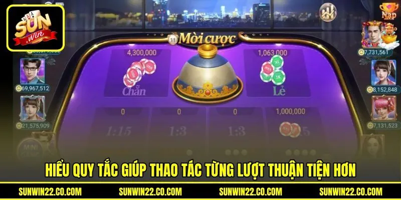 Hiểu quy tắc giúp thao tác từng lượt thuận tiện hơn Hiểu quy tắc giúp thao tác từng lượt thuận tiện hơn