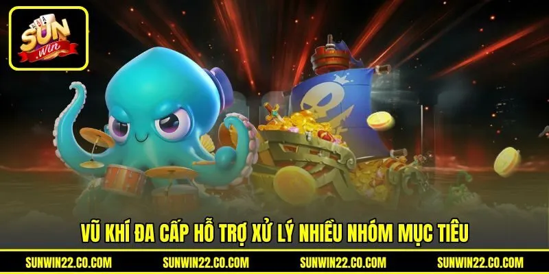 Vũ khí đa cấp hỗ trợ xử lý nhiều nhóm mục tiêu Vũ khí đa cấp hỗ trợ xử lý nhiều nhóm mục tiêu